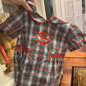 The Beaufort Bonnet Company Plaid One Piece - Red and Green